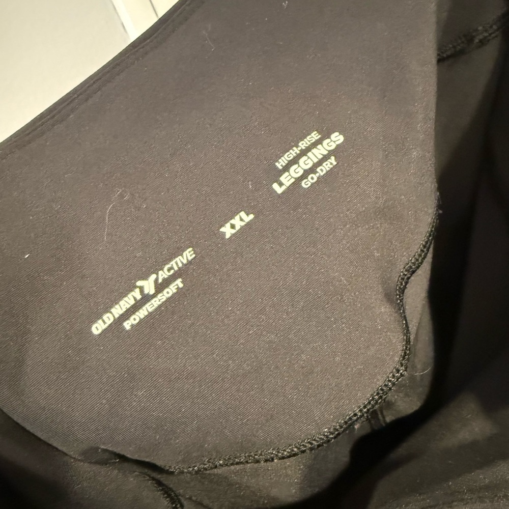 Old Navy Active Black High-Rise Leggings XXL